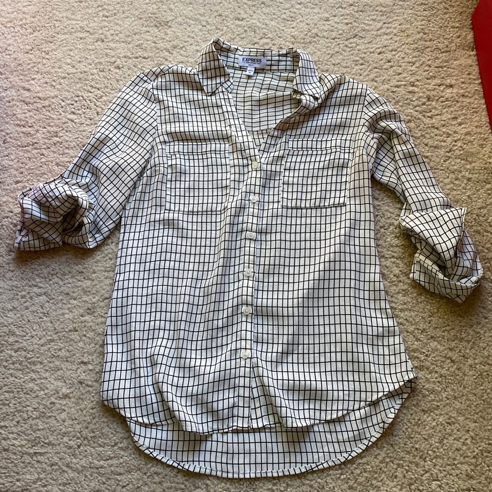 Express Portofino Button Down Xs